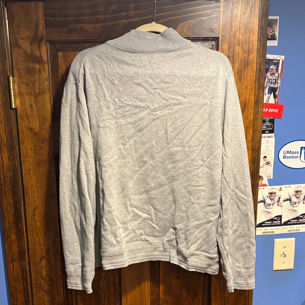 J. Crew Light Gray Organic Cotton Sweater - Picture 3 of 3